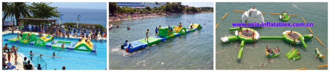 El resbalón y la diapositiva inflables del parque del agua de los niños riegan el parque para el alquiler del negocio