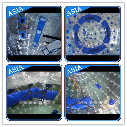 Agua inflable Zorb, bola de Zorb del agua que camina para los juegos del agua