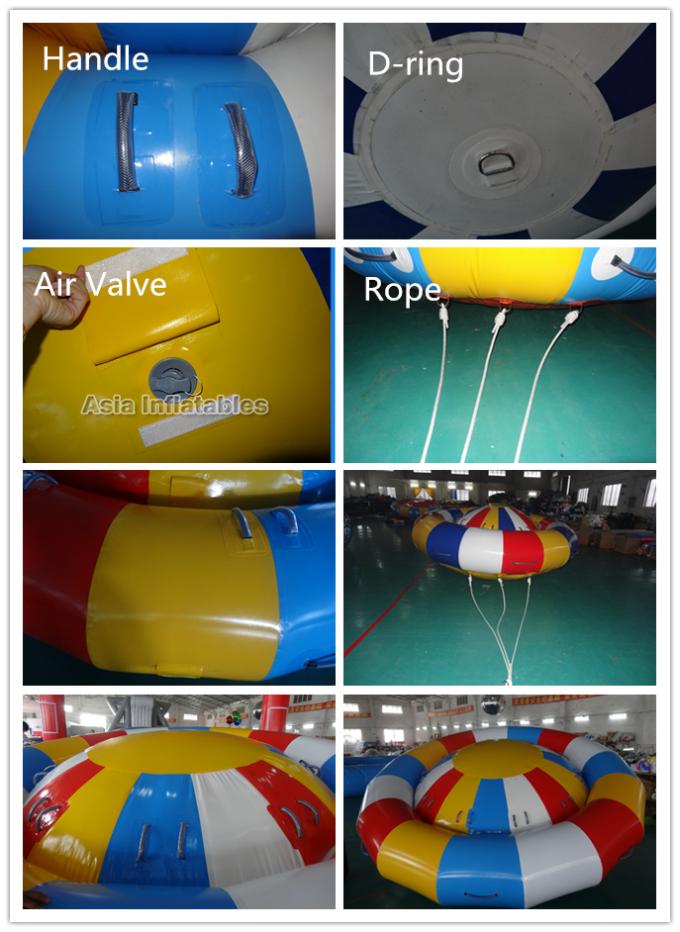 8-10 juguetes motorizados barco inflable semi barco, girocompás del disco de la persona del hilandero del agua