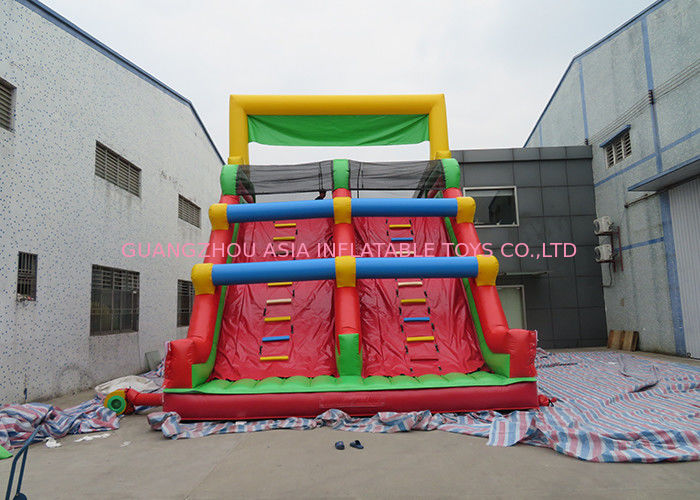 Outdoor Crazy Interactive Inflatable Obstacle Challenges For Playground