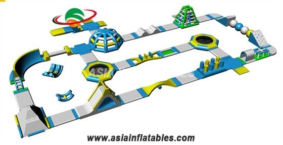 Patio inflable de la isla del agua de los adultos para los parques del patio trasero